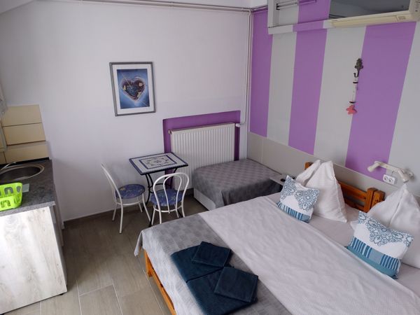Pótágyazható apartman franciaággyal és pótággyal
