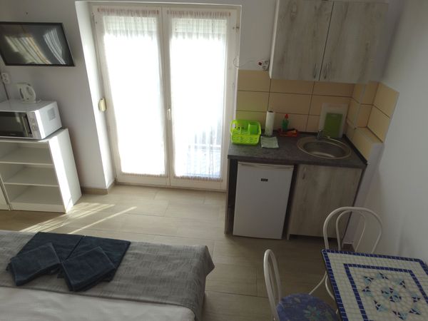 Pótágyazható apartman másik nézetből